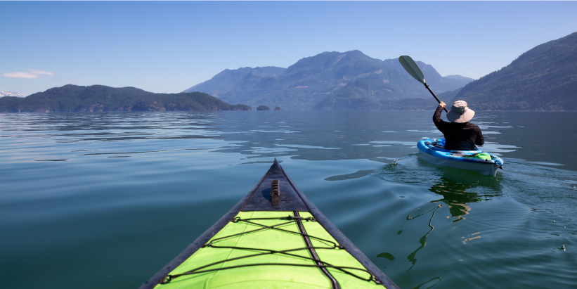 kayakers